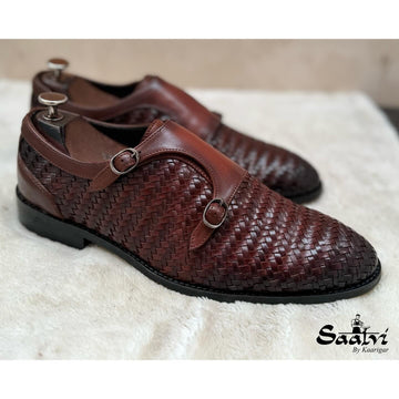 Double Monk Strap Brown