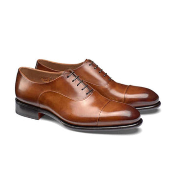 Tan Cap Toe Oxfords