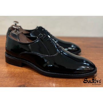 Classic Plain Toe Patent Oxford