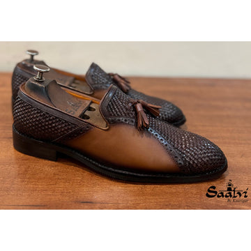 Caruso - Brown Loafers With Tassels
