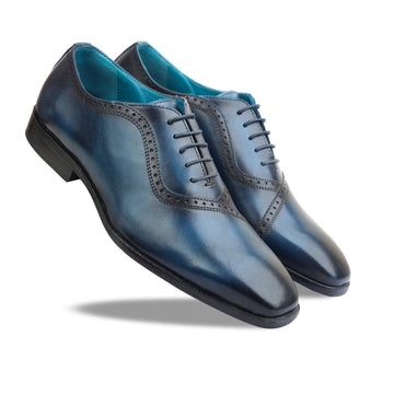 Stylish Oxford Hand Patina - Blue