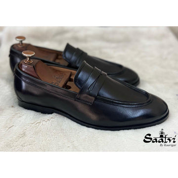 Black Penny Loafers