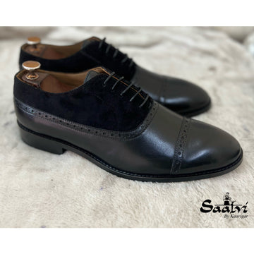 Black Oxfords With Suede