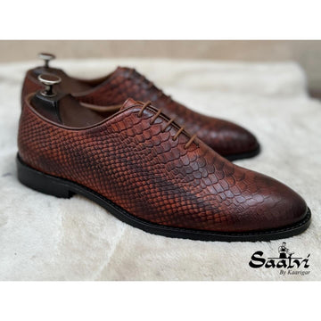 Python Embossed Wholecut Hand Patina