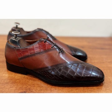 Hand Finished Oxfords Croco T