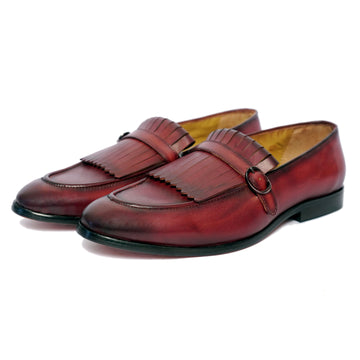 Fringe Loafers With Cord