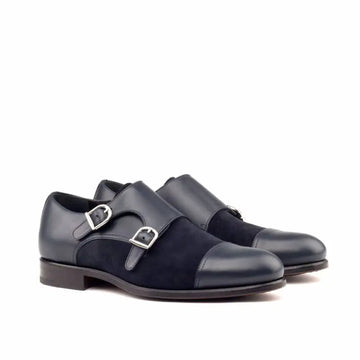 Double Monk Strap Black