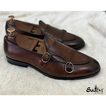 Belgian Monk Strap Brown