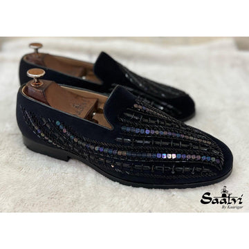 Black Melzan Hand Embroidery