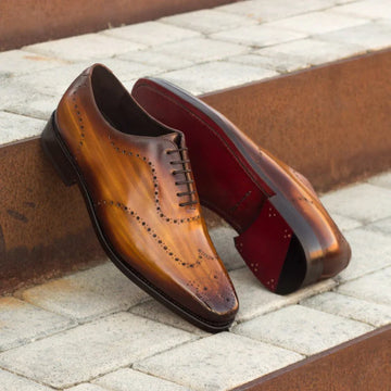 Wholecut Oxfords Cognac