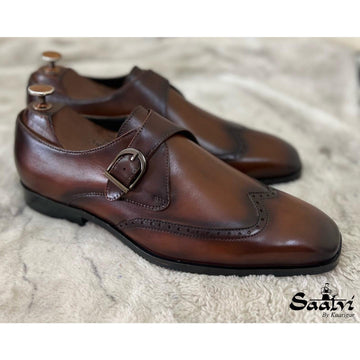 Single Monk Strap Brown