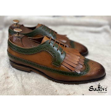 Derby With Fringe Hand Patina