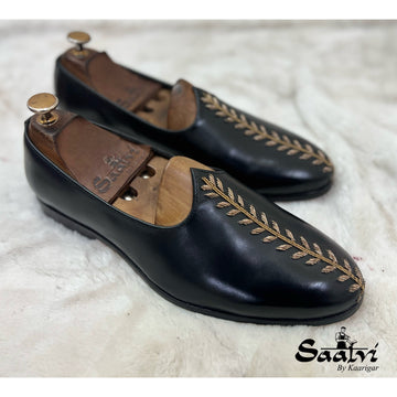 Black Leather Leaves Jalsa