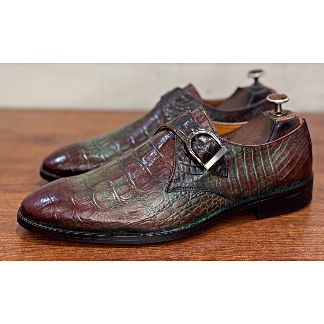 Single Monk Strap Hand Finished