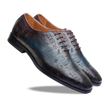 Egyptian Patina Wholecut Blue