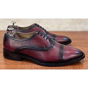 Cavalier Bordeaux Cap-Toe Oxford