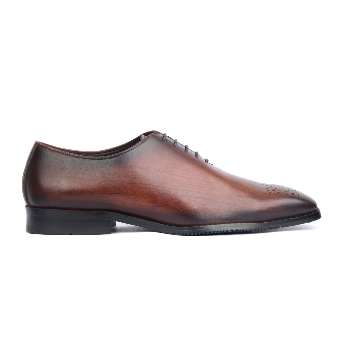 Wholecut Brouge Oxfords Hand Patina Wood