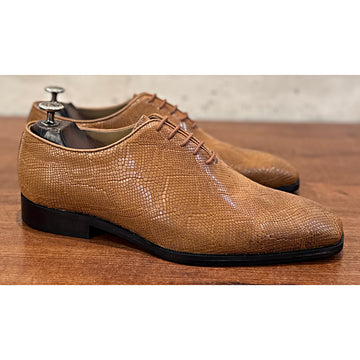 Sahara Lizard Texture Oxford Shoes