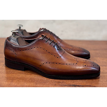 Wholecut Oxfords Cognac