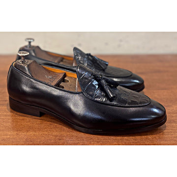 Noir Élan - Belgian Loafers