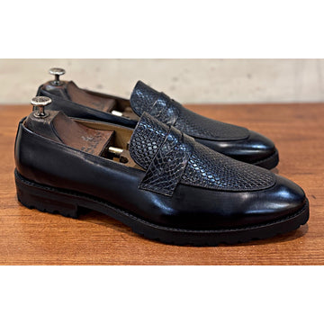 Black Penny Loafers Light Weight