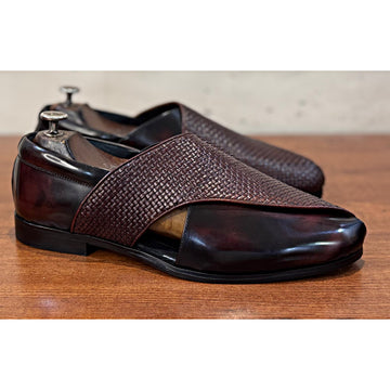 Brown Brushoff Peshwari Sandals