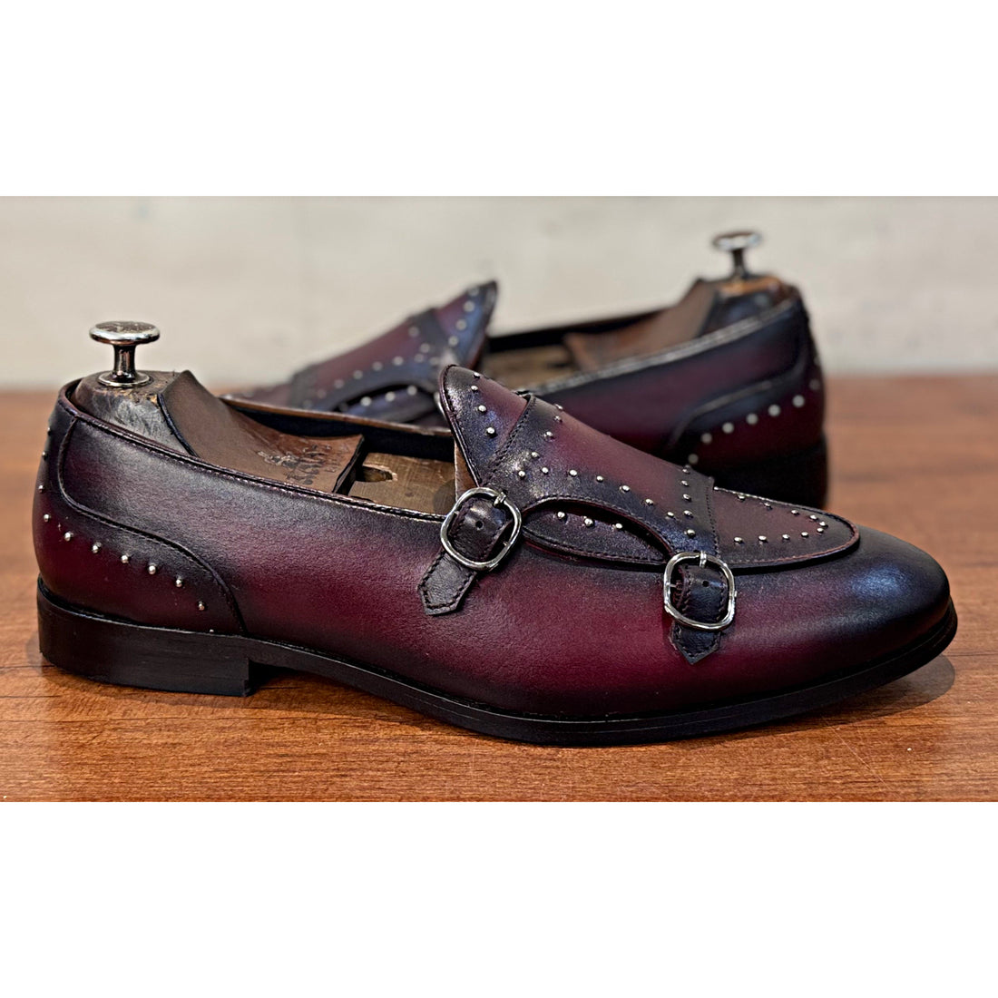 Belgian Monk Strap - Bordo