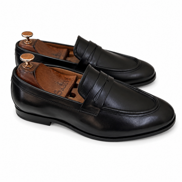 Regent Classic Penny Loafers – Black