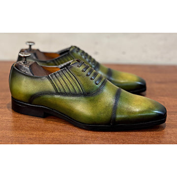 Lorenzo Olive Patina Loafers