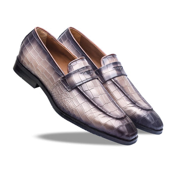 Penny Loafers Grey