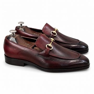 Burgundy Sovereign Horsebit Loafers
