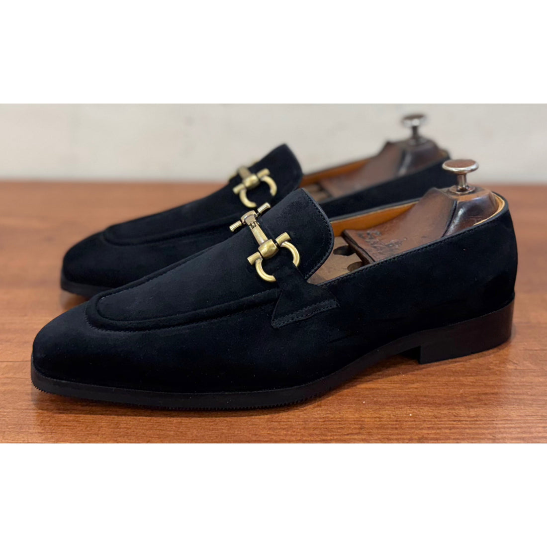 Black Suede Loafers