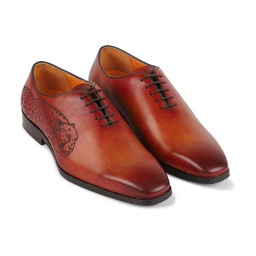 Classic Tiger Tan Hand Patina Oxfords