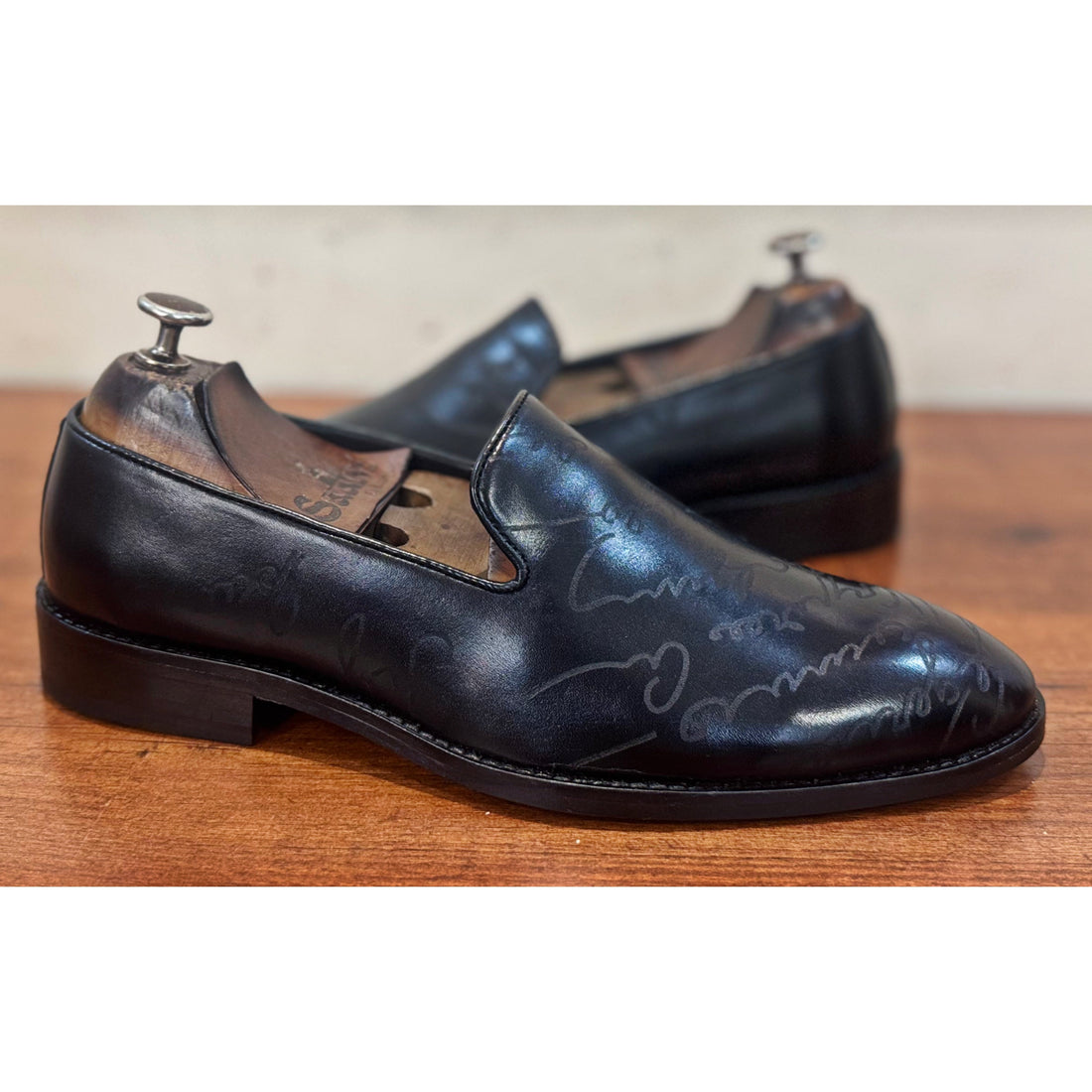 Black Signature Loafers