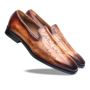 Signature Loafers Tan Hand Finished