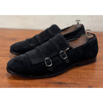 Size 11 Black Fringe Loafers