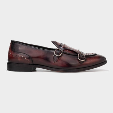 Belgian Monk Strap Bordo Bajri