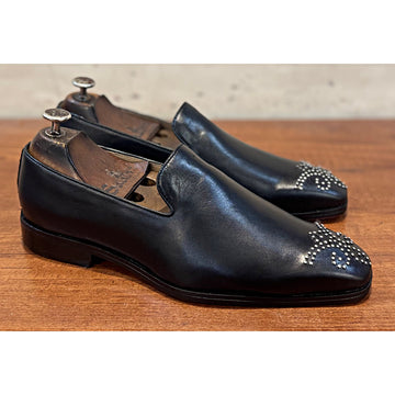 Black Slipon With Bajri