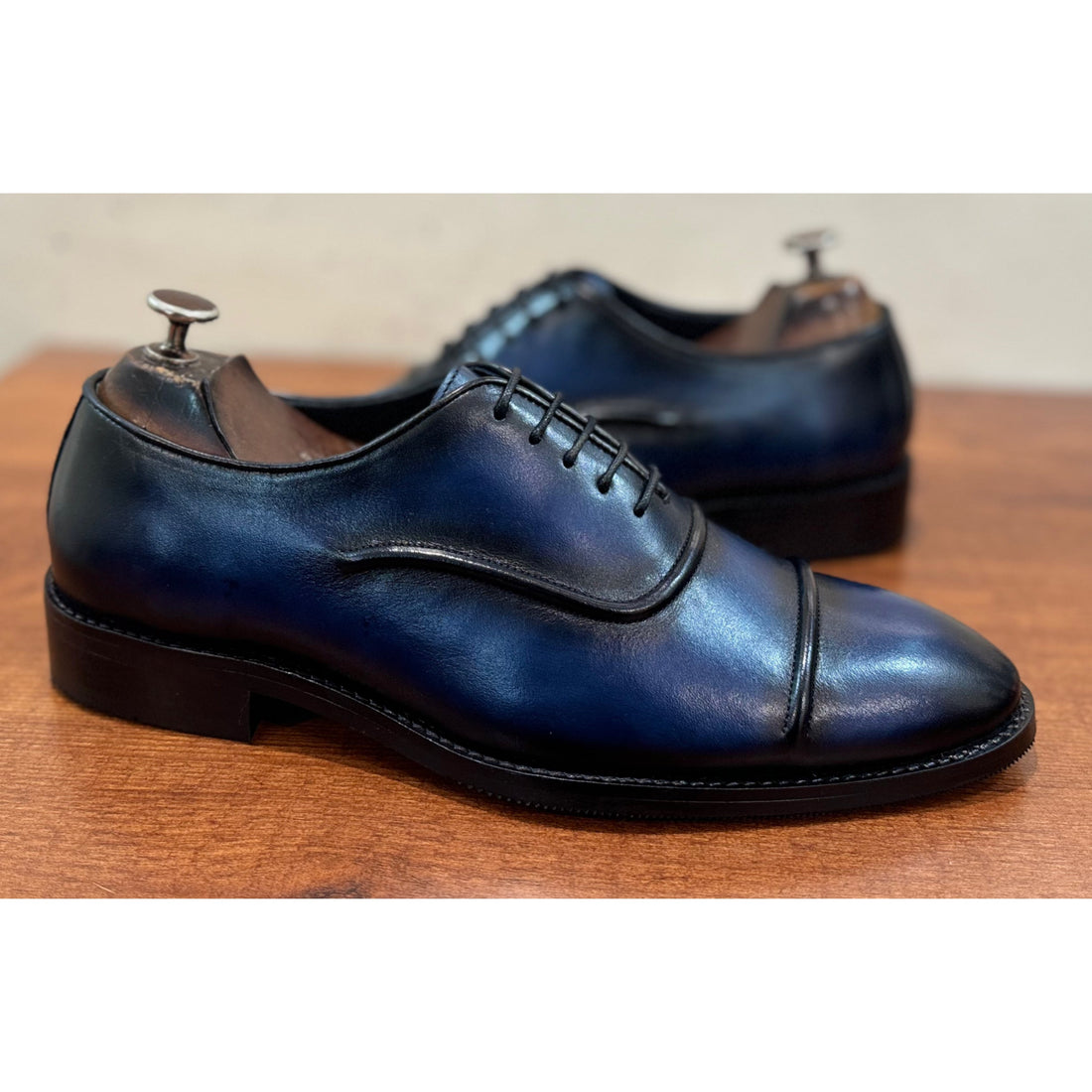 Blue Oxford C Hand Patina