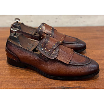 Butterfly Loafers With Fringe & Bajri