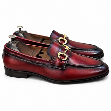 Oxblood Italian Bit Loafers