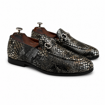 Obsidian Serpent Horsebit Loafers