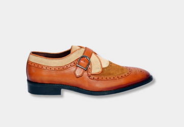 Wingcap Brouge Single Strap Monk
