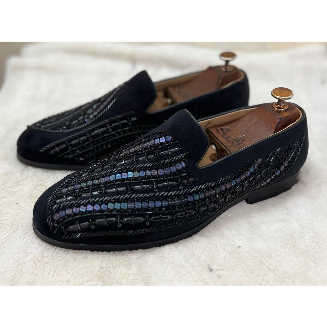 Black Melzan Hand Embroidery