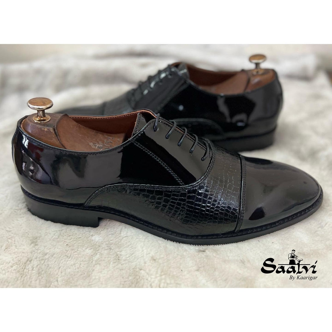 Patent Oxfords Lace Ups
